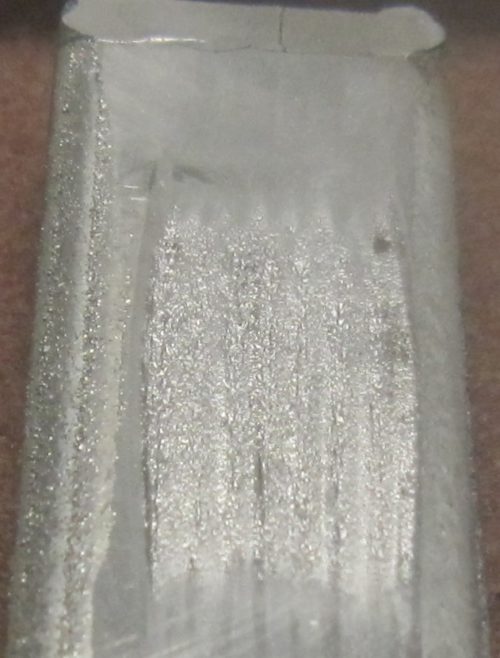 Figure 1 – WC-MMC sample after ASTM G-65 dry sand wear test.