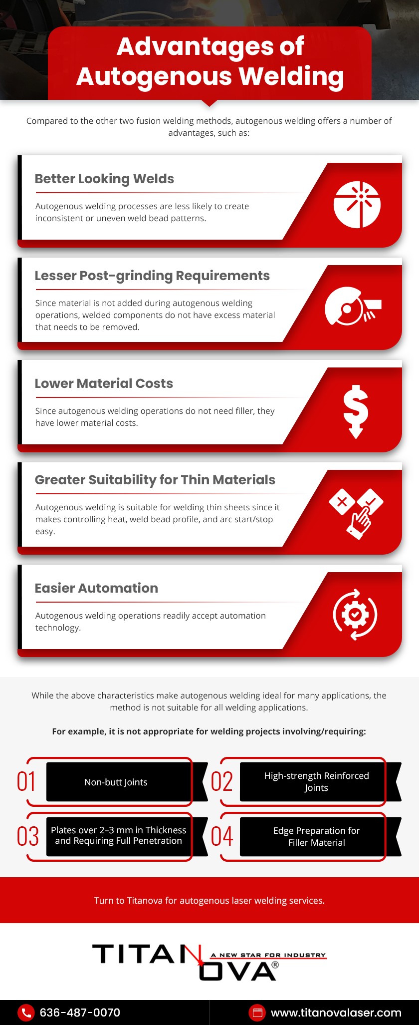 Autogenous welding deals