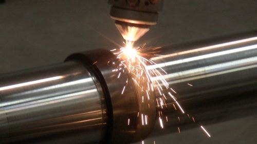 Laser Cladding Steel Mill Shaft