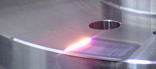 Laser Heat Treating Bearing Retainer