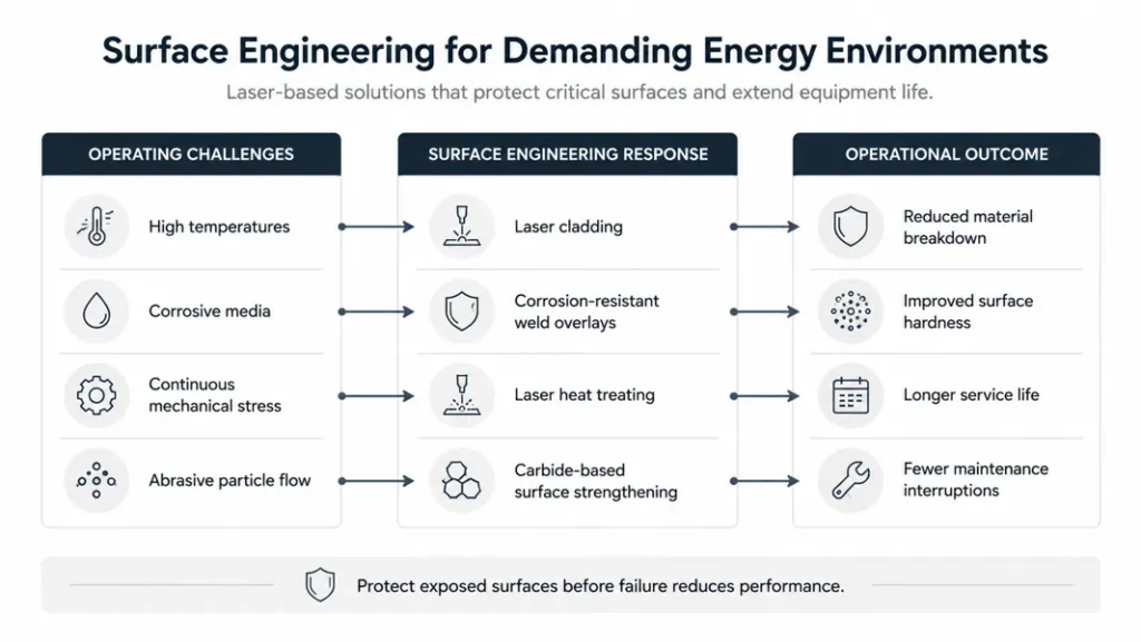 surface engineering for demanding energy